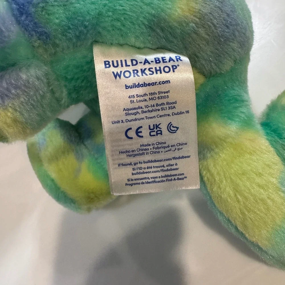 BUILD A BEAR Tie-Dye Chameleon Stuffed Animal 17